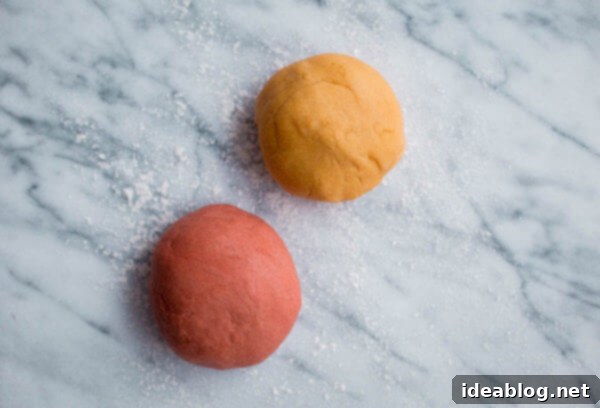 Homemade Pappardelle Pasta - a simple traditional egg pasta dough recipe made with all-purpose flour, semolina, and eggs! Made traditionally or naturally colored (pink!) with beet puree. #pasta #recipe #pappardelle #homemade #italian #abeautifulplate Homemade Pappardelle Pasta