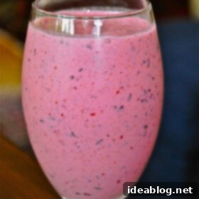 Sun-Kissed Berry Peach Smoothie 4 Summertime Berry Peach Smoothie