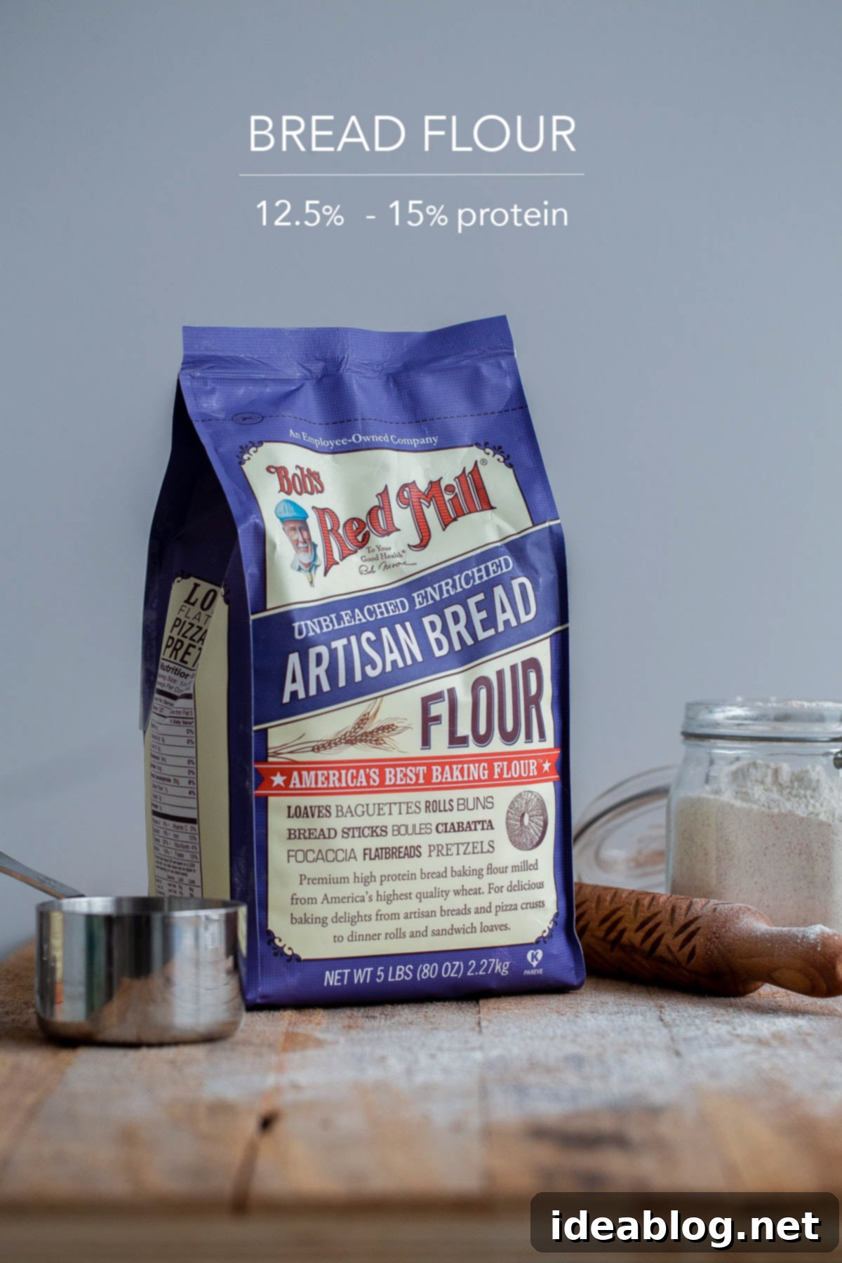 Flour 101: Different Kinds of Flours for Baking and the Fundamental Differences Between Them. An incredibly helpful baking reference post! A bag of Bob's Red Mill Bread Flour
