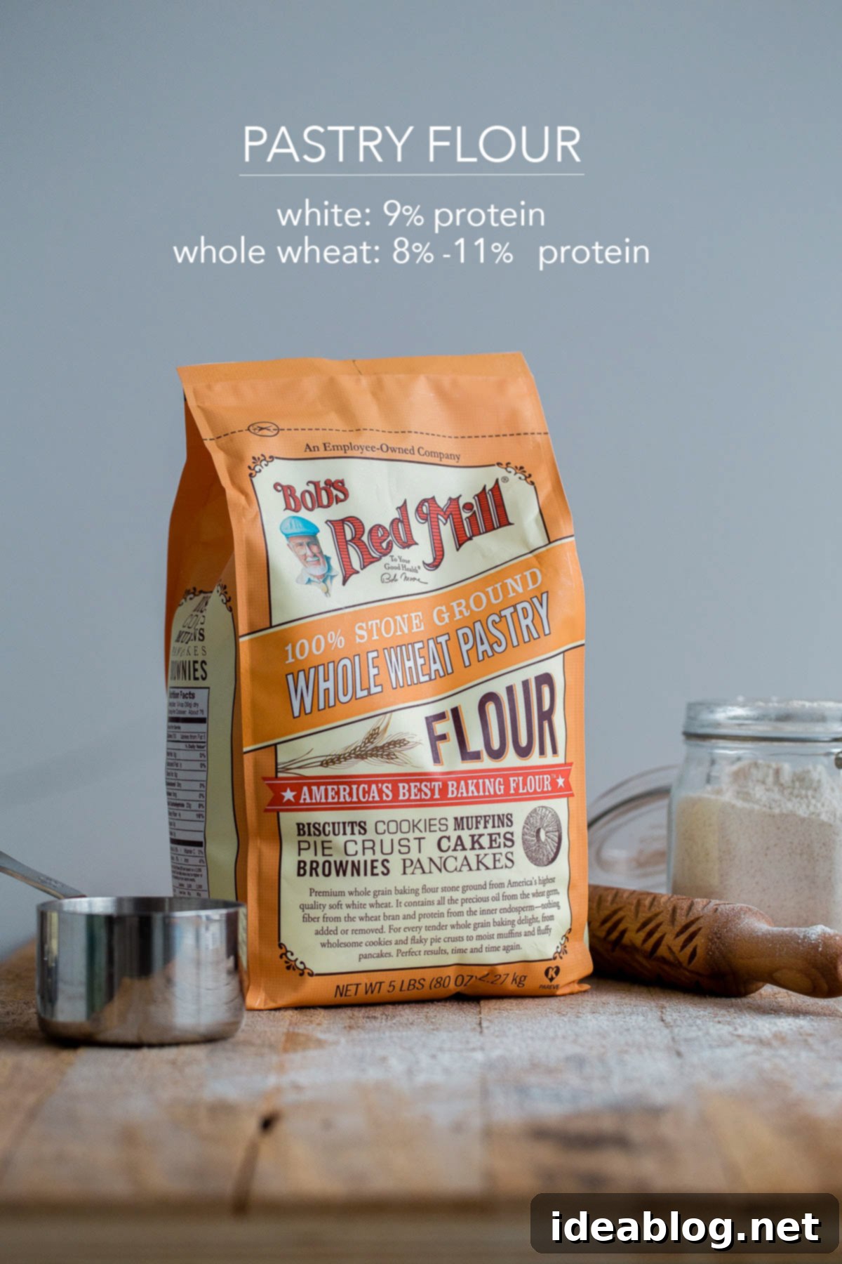 Flour 101: Different Kinds of Flours for Baking and the Fundamental Differences Between Them. An incredibly helpful baking reference post! A bag of Bob's Red Mill Pastry Flour