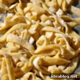 Foraged Mushroom Fettuccine in Cream Sauce 3 Homemade Pasta Noodles