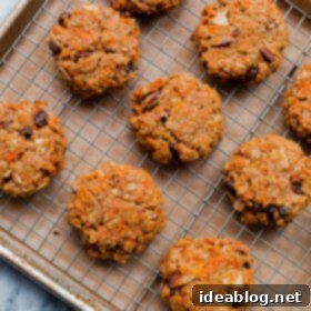 Wholesome Carrot Cake Breakfast Cookies 6 Carrot Cake Breakfast Cookies - healthy breakfast cookies that are refined sugar free, whole grain, and taste just like carrot cake!
