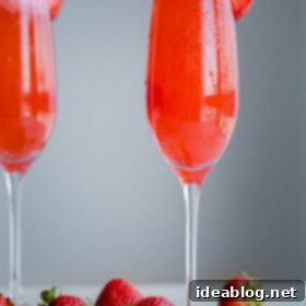 Berry Blossom Spritzer 2 A vibrant Strawberry Elderflower Sparkler, ready to be enjoyed