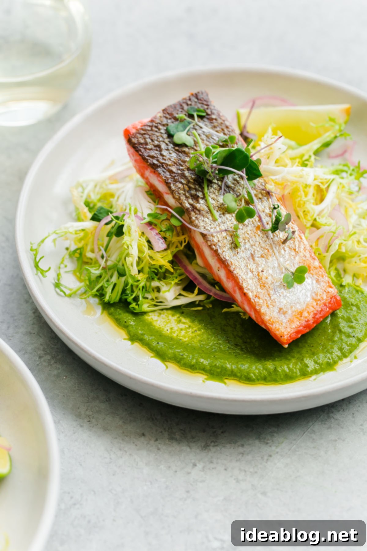 Easy Breezy Summer Meals 11 10 Quick Summer Recipes - easy, time friendly recipes for the summer season! Featured: Seared Sockeye Salmon with Green Chile Adobo Sauce.