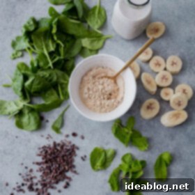 Effortless Make-Ahead Smoothie Blends 18 3 Easy Make Ahead Smoothie Recipes - Vanilla Mint Green Monster!