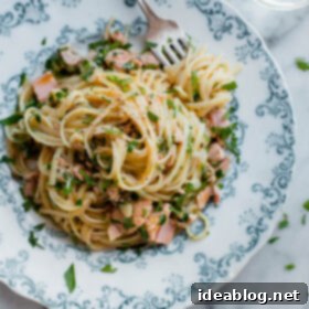 Zesty Tuna Pasta with Capers and Fresh Parsley 2 Tuna Fish Pasta