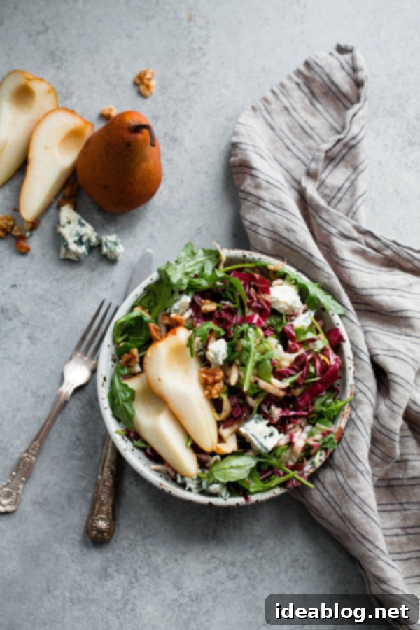 Fall Harvest Salad ingredients beautifully arranged
