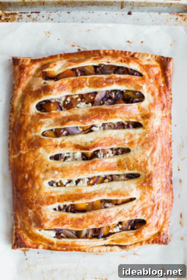 Sweet & Savory Butternut Radicchio Feta Tart 2 Savory Butternut Squash Pie, a perfect fall dish with flaky crust