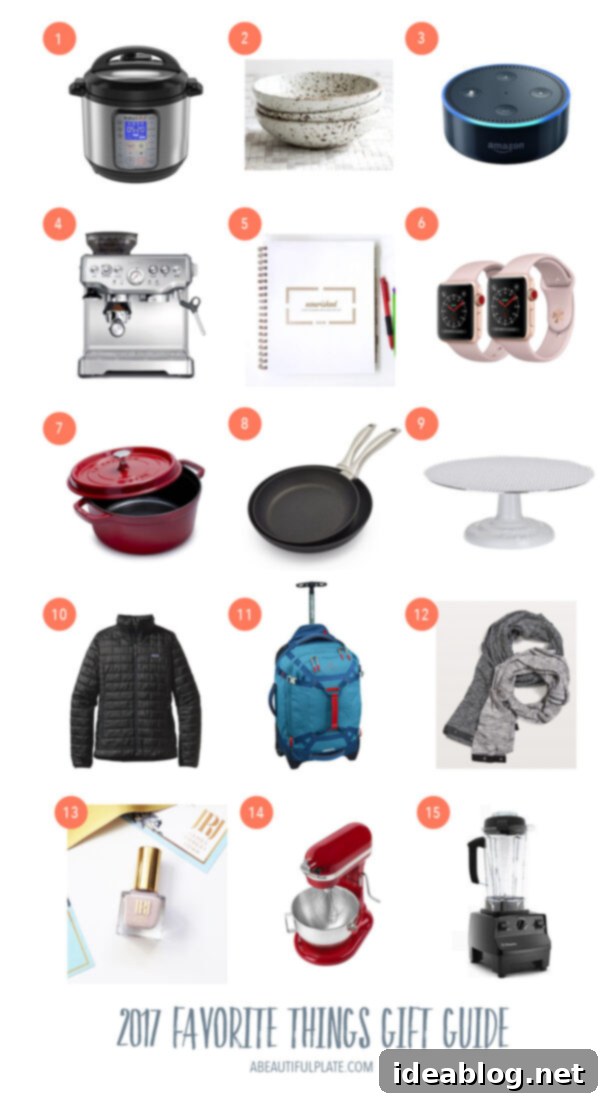 The 2017 List of Gifts We Love 2 2017 Favorite Things Gift Guide - all of my favorite things from the past year!