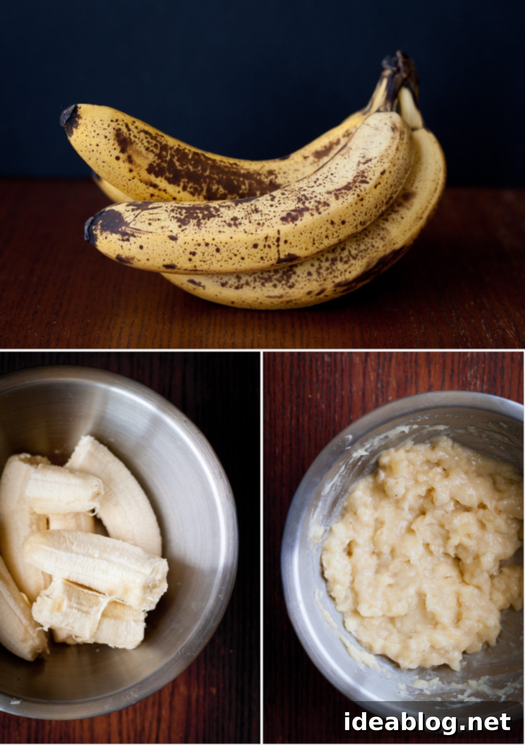 Nutty Brown Butter Banana Bread 3 Mashed Ripe Bananas