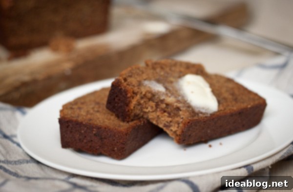 Nutty Brown Butter Banana Bread 7 sliced brown butter banana bread