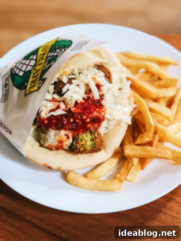 The Taste of Paris: Your Dining Companion 24 A delicious and generously filled falafel sandwich from L'as Du Fallafel.