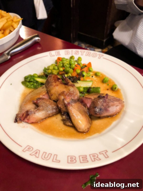 The Taste of Paris: Your Dining Companion 36 A tempting dessert from Bistrot Paul Bert, perhaps a classic crème brûlée.
