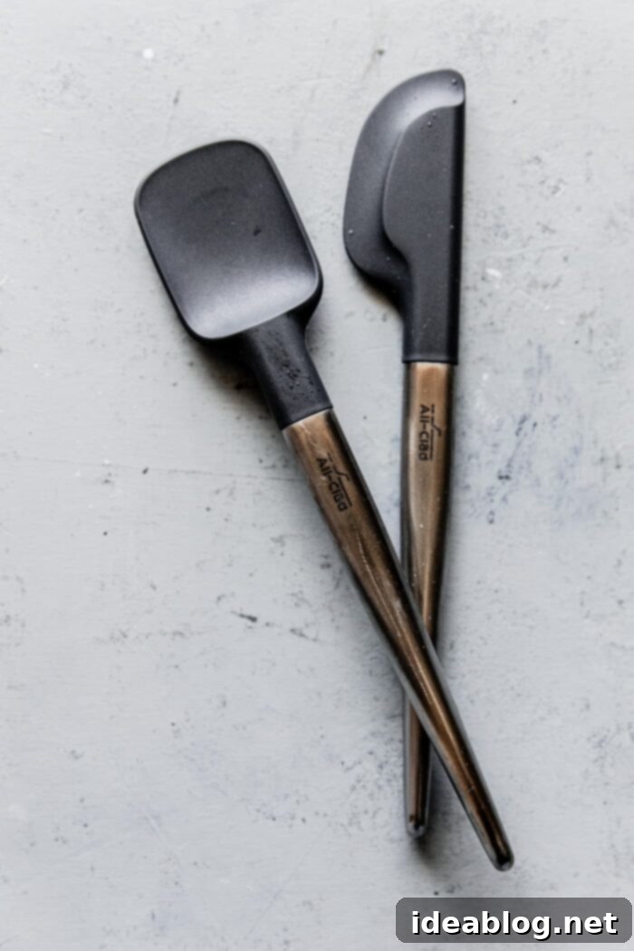 Bake Your Best Sourdough: Essential Tools and Guides 12 Small All-Clad spatulas, ideal for sourdough starter management
