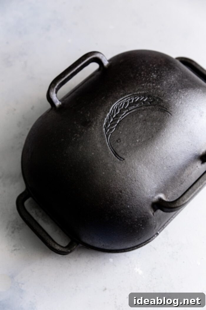 Bake Your Best Sourdough: Essential Tools and Guides 5 A Challenger Breadware pan, specifically designed for optimal sourdough baking