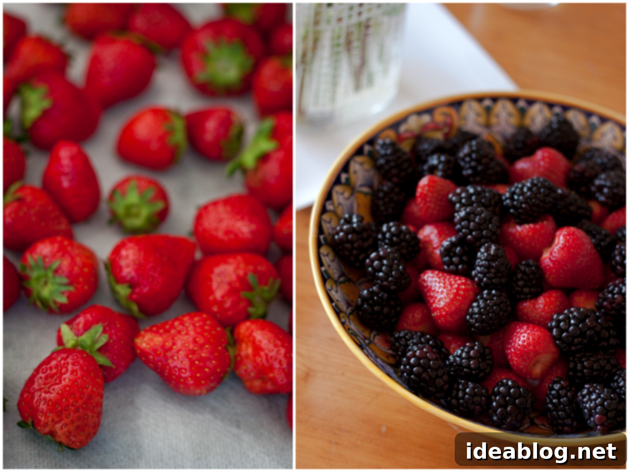 Mom's Day Brunch Extravaganza 7 Fresh farmers market berries, including ripe strawberries