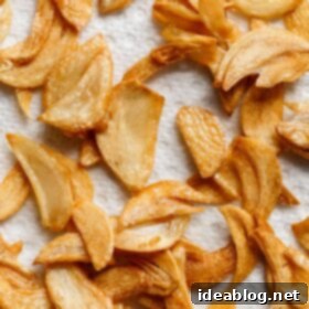 Crispy Homemade Garlic Chips 2 Crispy Garlic Chips