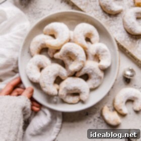 Buttery Almond Moons 10 Almond Crescent Cookies