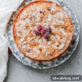 Festive Cranberry Bliss Cake 2 Cranberry Christmas Cake