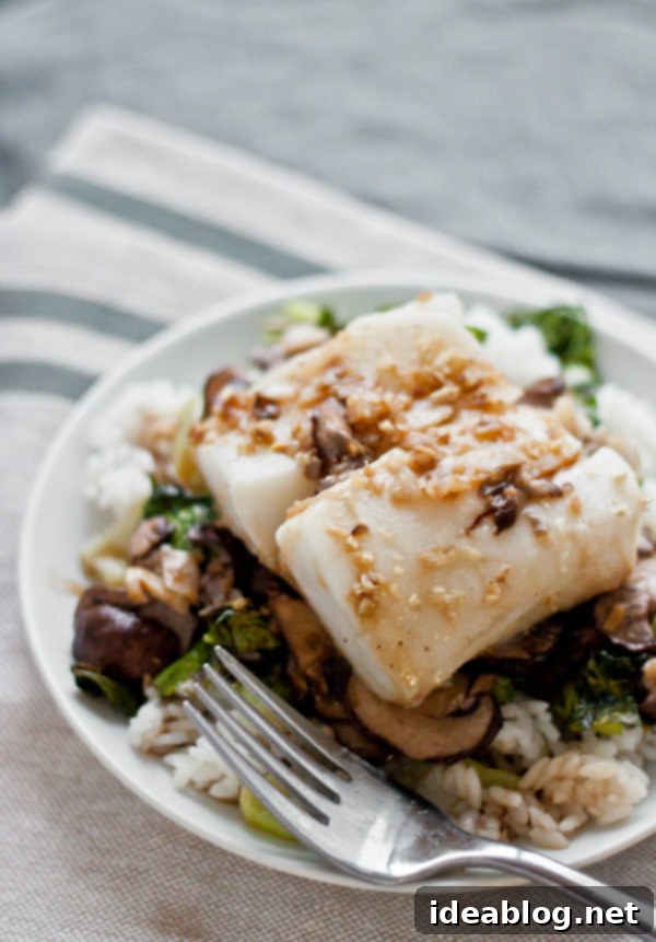 10 Healthy Make Ahead Meals - these hearty, wholesome meals that can be prepped almost entirely ahead or made even easier with a few basic tips.  Turbot with Mushrooms Ginger and Soy Broth