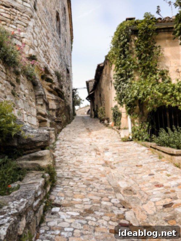 Provence Calling Your French Countryside Handbook 17 Cobblestone street in Lacoste, Provence