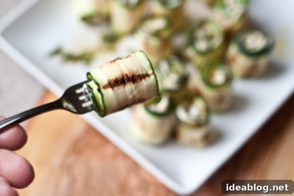 Harissa Goat Cheese Zucchini Rolls with Fresh Lime Mint 7 Zucchini Bites with Goat Cheese and Harissa