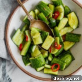 Garlic Chili Smashed Cucumber Salad 4 Chinese Cucumber Salad