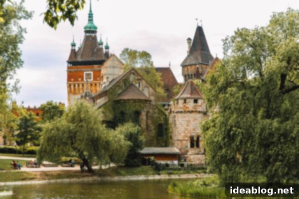 Budapest Travel Guide - with recommendations on must-visit destinations, where to stay, and where to eat in the region. #travel #budapest #travelguide Lush greenery and walking paths in City Park, Budapest