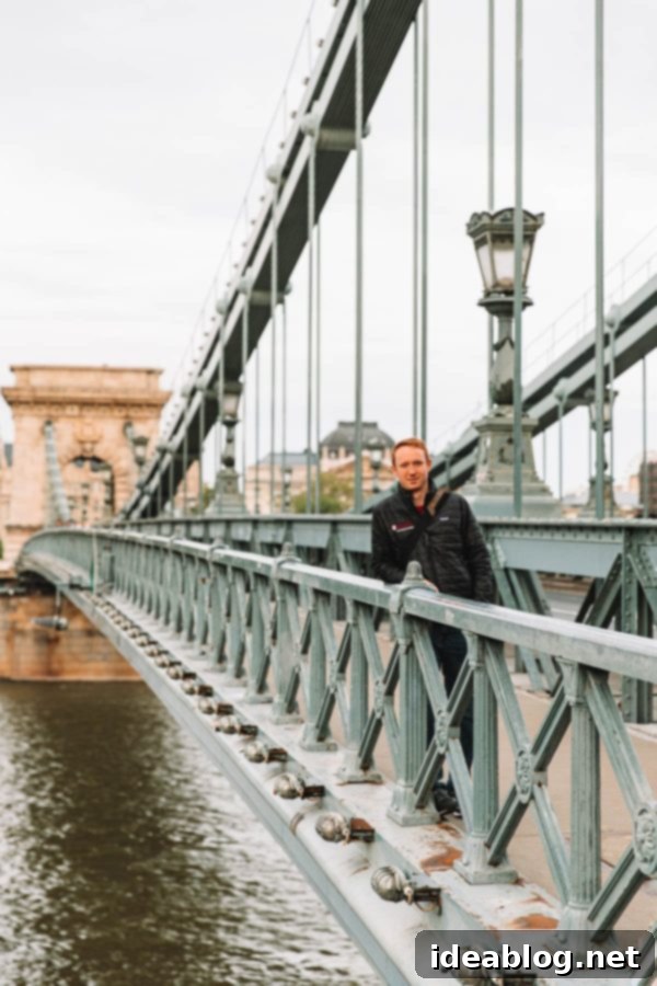 Budapest Travel Guide - with recommendations on must-visit destinations, where to stay, and where to eat in the region. #travel #budapest #travelguide Szechenyi Chain Bridge connecting Buda and Pest in Budapest