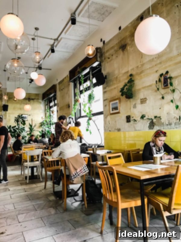 Budapest Uncovered: Your Complete Guide 6 Interior of Dobrumba restaurant with stylish decor