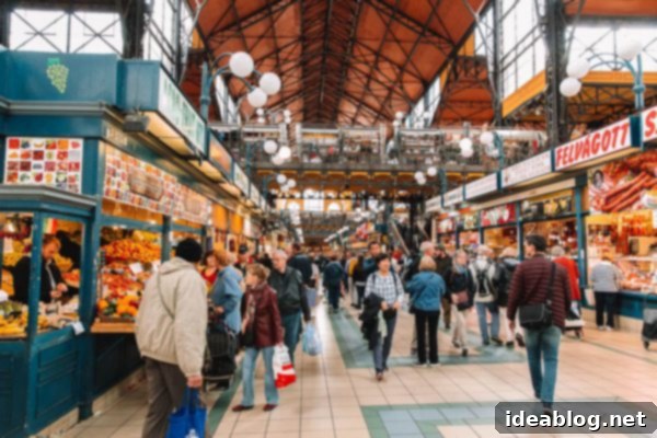 Budapest Travel Guide - with recommendations on must-visit destinations, where to stay, and where to eat in the region. #travel #budapest #travelguide Exterior of Central Market Hall in Budapest, a historic building