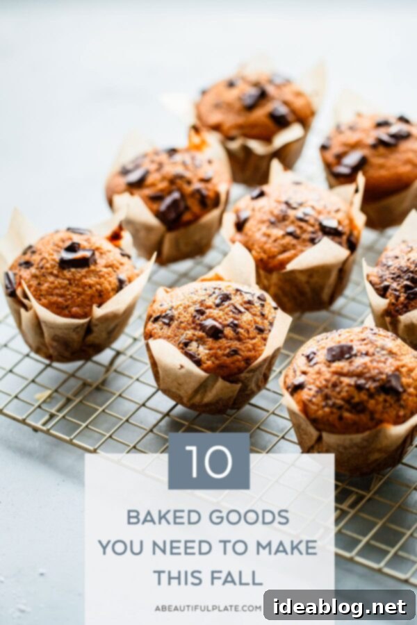10 fall baked goods recipes to try this season. From easy muffins to breakfast cakes, pastries, sheet cakes and fruit pies, this list has you covered! #abeautifulplate #fall Fall Baked Goods Recipes - A collection of cozy autumn treats