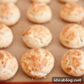 Decadent Triple Cheese Gougères 9 Triple Cheese Gougeres
