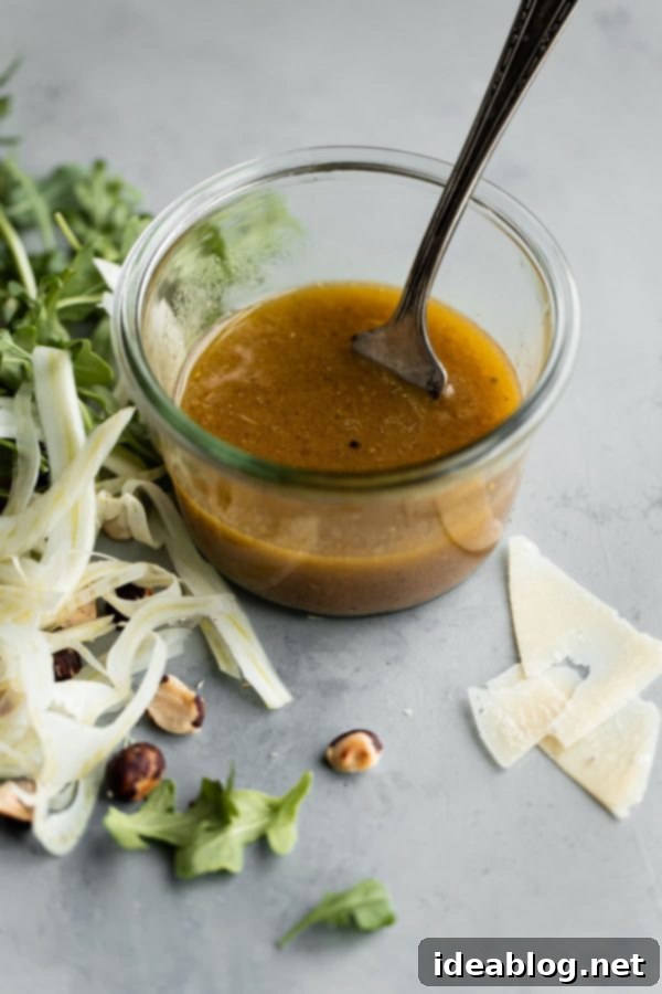 Shaved Fennel Arugula Salad with Parmesan, Toasted Hazelnuts & Sherry Vinaigrette 2 Sherry Vinaigrette