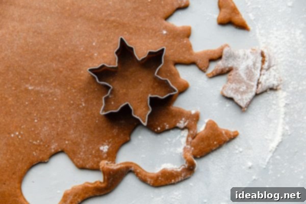 Spiced German Christmas Cookies 7 Cut out Lebkuchen Cookie Dough