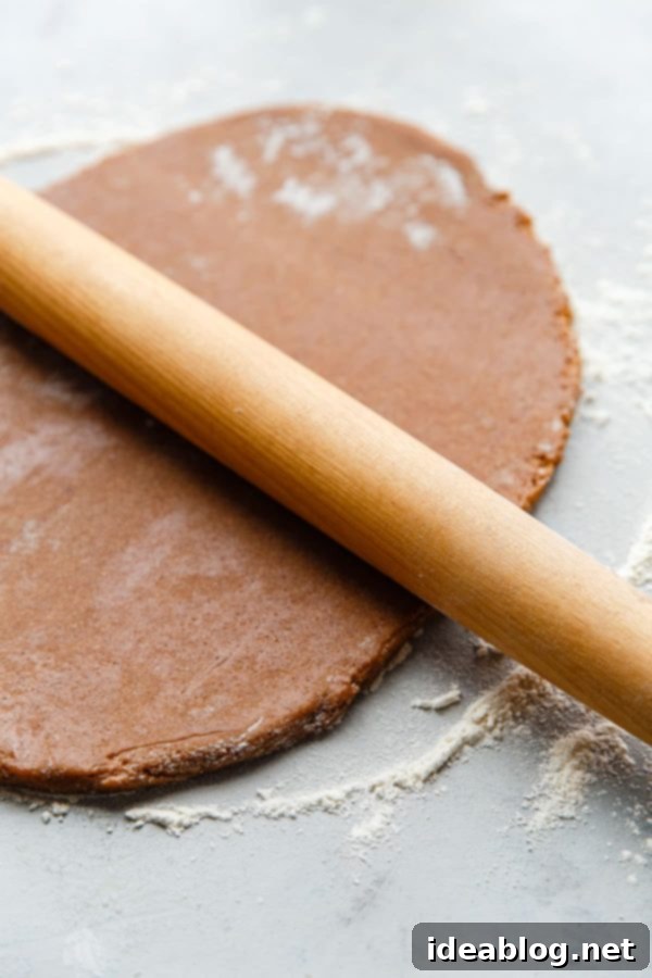 German Lebkuchen Cookies - traditional glazed German Christmas cookies made with warming spices, for a festive treat to enjoy around the holiday season! Rolled out Lebkuchen Dough