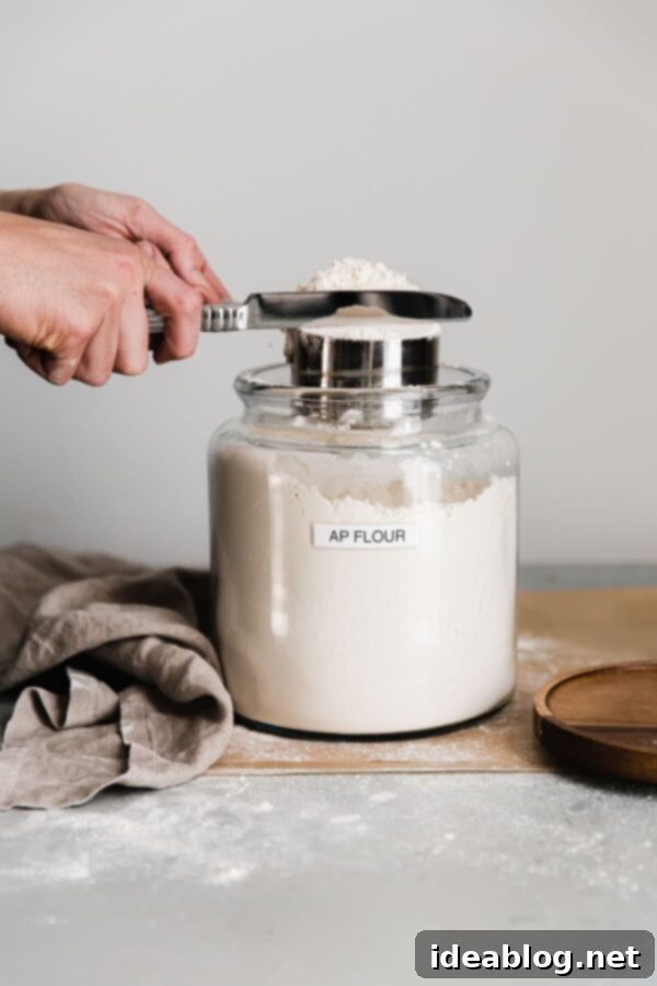 Flour in a Container