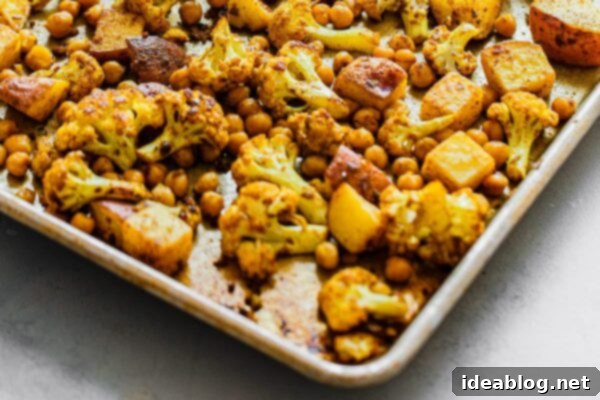 One-Pan Cauliflower Curry with Refreshing Raita 8 Sheet Pan Cauliflower curry