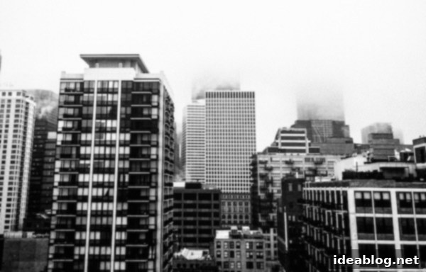 New Adventures Await 9 Black and White Chicago Skyline with Willis Tower