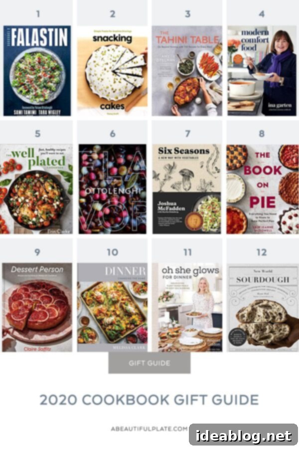 2020's Must-Have Cookbook Gifts 2 An inviting stack of diverse cookbooks, perfect for a 2024 holiday gift guide, promising culinary inspiration and delicious recipes for every home chef.