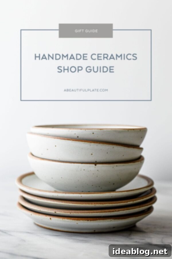 Handmade Ceramic Gift Guide: A Curated Selection Handmade Ceramics Shop Guide - Curated List of Artisan Pottery