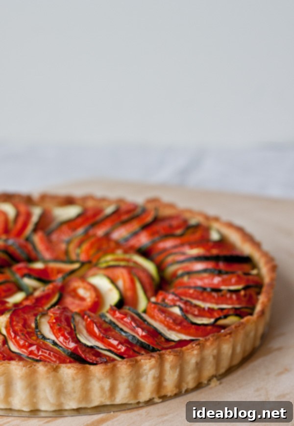 Summer Tomato Zucchini Tart 7 Tomato Zucchini Tart