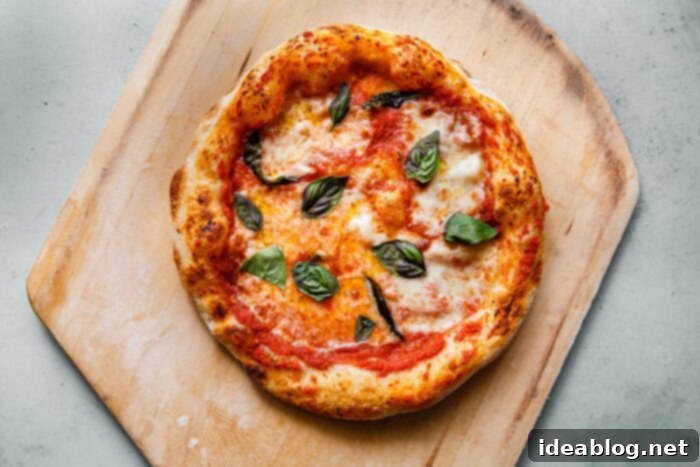 Artisan Sourdough Pizza Dough 27 Baked Sourdough Pizza, hot from the oven