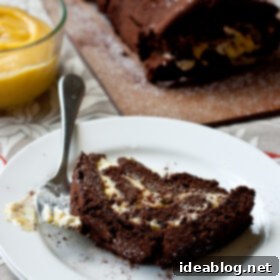 Exotic Chocolate Passion Fruit Roulade 8 Chocolate Passion Fruit Cake