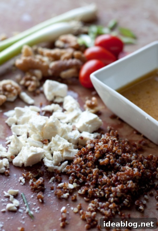 Vibrant Red Quinoa Arugula Salad 4 Fresh Ingredients for Red Quinoa Arugula Salad