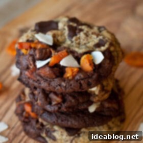 Tropical Bliss Chocolate Chunk Cookies 6 Tropical Chocolate Chunk Cookies