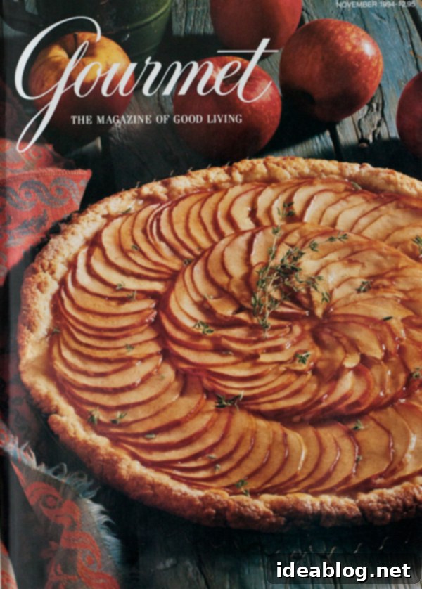 Spiced Ginger Tea Cake 4 Vintage Gourmet Magazine cover, representing classic recipe inspiration