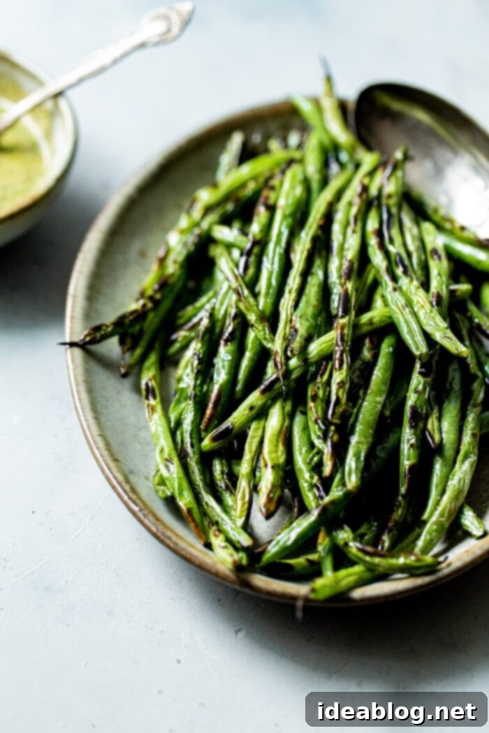 Savor Summer: 16 Irresistible BBQ Sides and Salads 4 Charred Green Beans