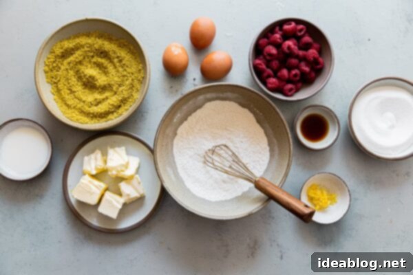 Raspberry Pistachio Perfection 13 Raspberry Pistachio Cake Ingredients