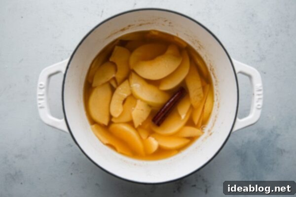 Silken Poached Quince 16 Poached Quince in Pot